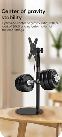 Height Adjustable VESA Portable Monitor Stand for Up to 18-Inch Monitors