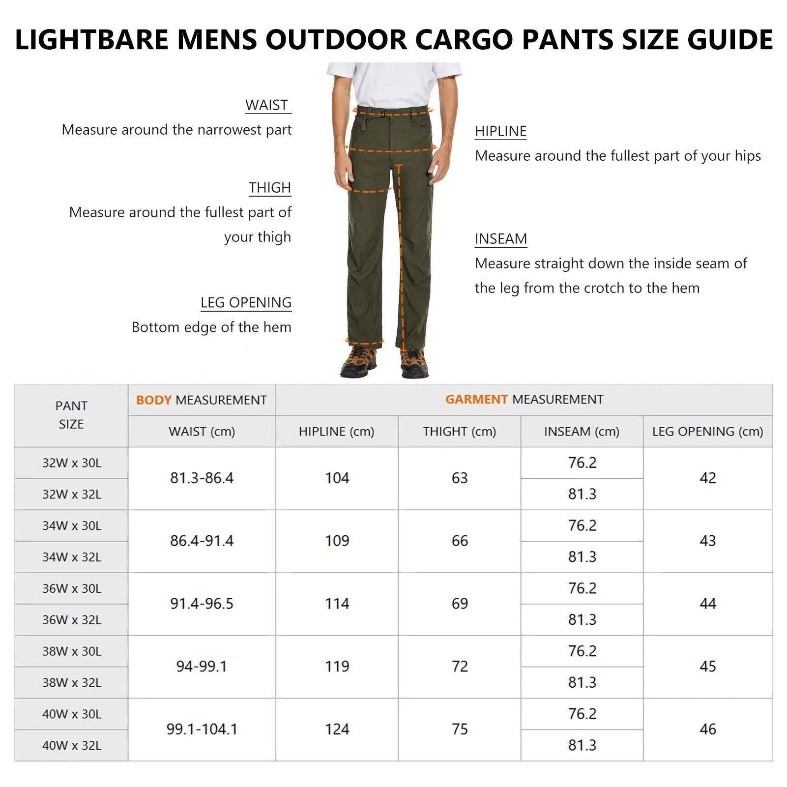 Lightbare Men's Stretch Hiking Golf Cargo Pants UPF 50+ Cropped with Roll-Up Leg Snaps Water Resistant Straight Fit - Buy online at  Vibe In Cart.