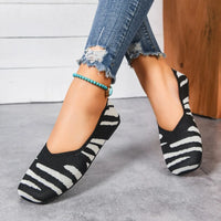 New 2026 Spring/autumn Square Toe Flat Office Boat Solid Color Knitted Slip on Shoes Casual Ballet Flats Shoes Women Loafers - Buy online at  Vibe In Cart.