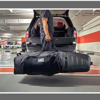 Nylon Hard Shell Golf Travel Bag With Wheels For Unisex Aircraft Use