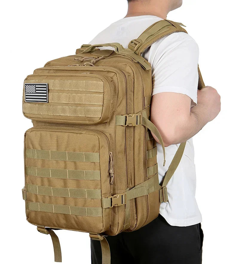 Outdoor Tactical Backpacks 45L Large Capacity Man 3 Days Molle Assault Bags For Outdoor Trekking Camping Backpack - Buy online at  Vibe In Cart.