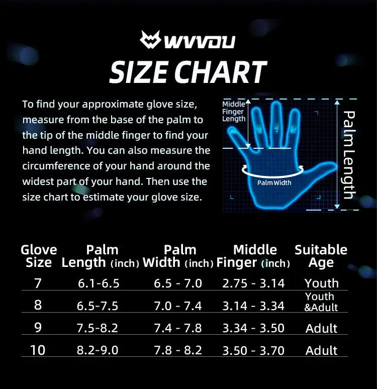 WVVOU Soccer Goalie Gloves for Adults and Youth, High Performance Goalkeeper Gloves with 5 Detachable Finger Saves - Buy online at  Vibe In Cart.