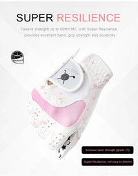 Golf Gloves Children's Golf Gloves Child Boys Girls PU Microfiber Cloth Breathable Non-slip Protection A Pair Kids Velcro Gifts - Buy online at  Vibe In Cart.