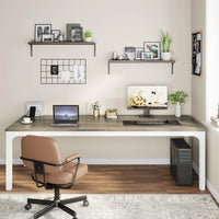 78.7 Inches Extra Long Computer Desk 2 Person Desk, Double Long Desk, Workstaion for Home Office - Buy online at  Vibe In Cart.