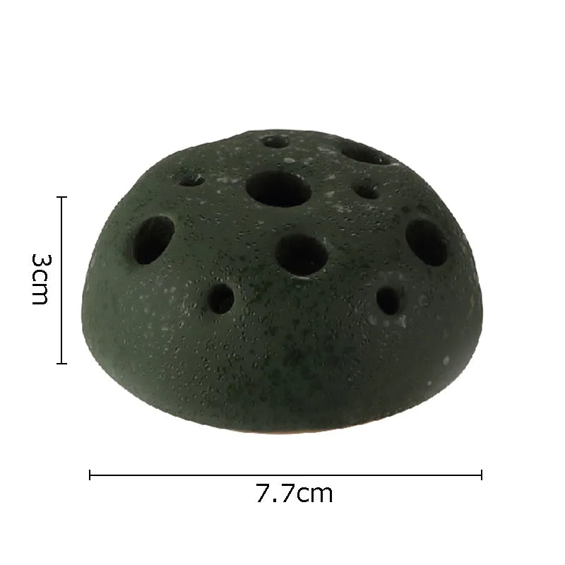 Medium Modern Ceramic Lotus Seedpod Vase for Floral Arrangement