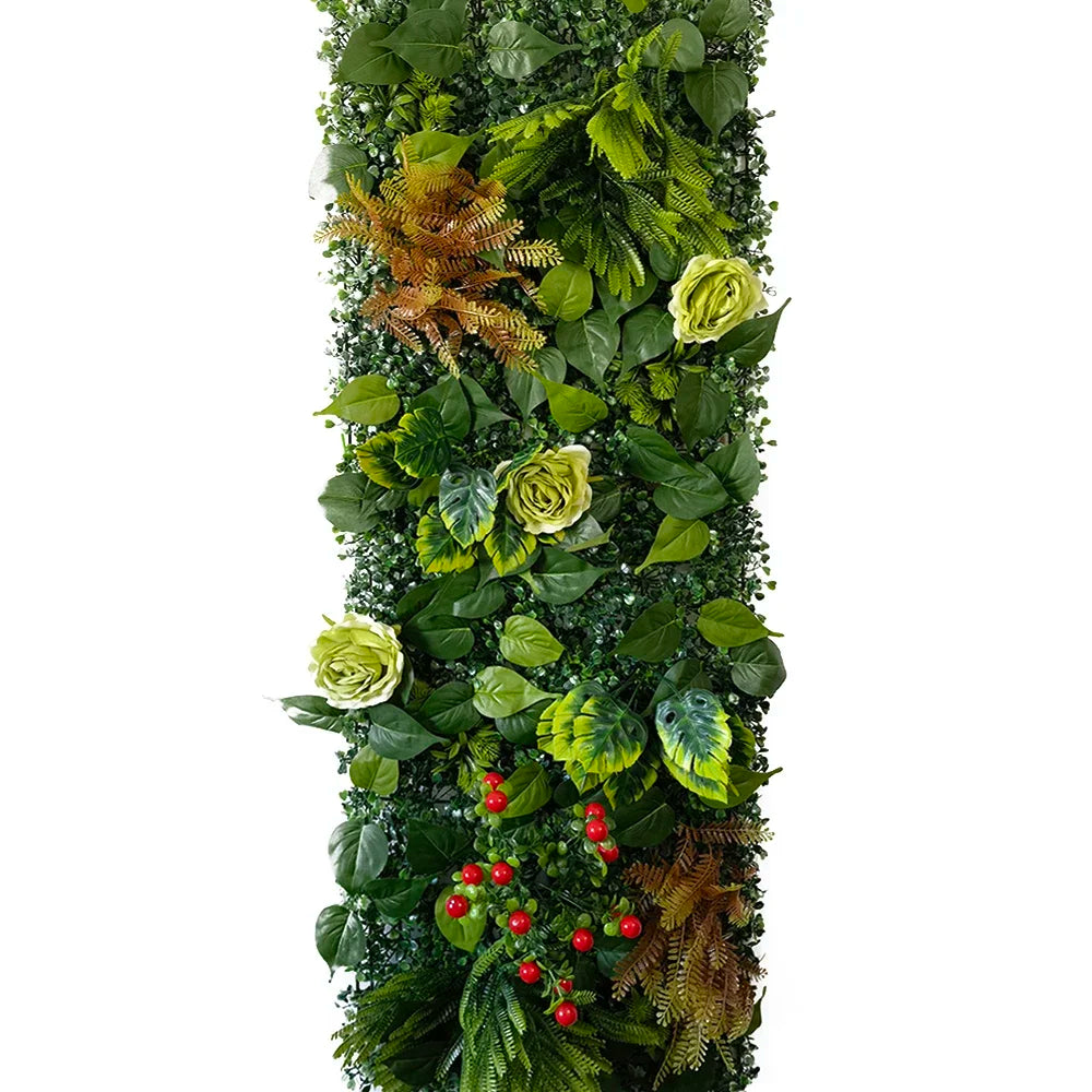 Artificial Chlorophytum Grass Wall Decoration 40x120cm Plastic