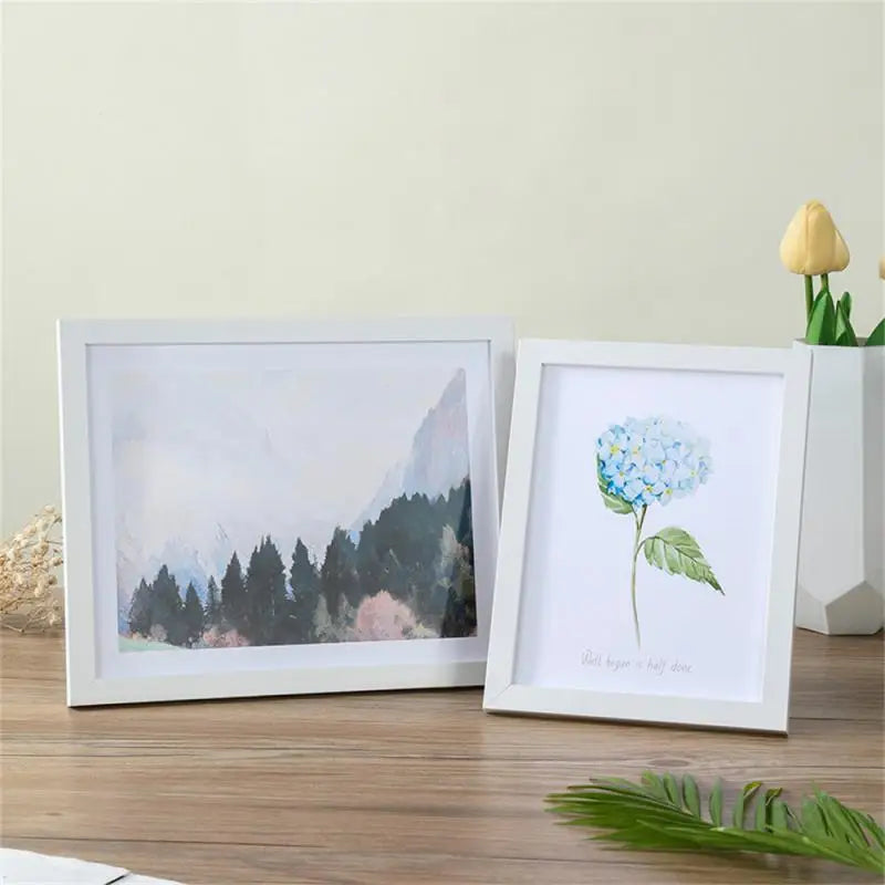 Multi Size Wall-mounted Display Frame Wooden Photo Frame DIY Photo Frame High Quality Home Decorative Picture Frame Easy To Hang - Buy online at  Vibe In Cart.
