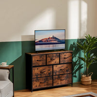 JHK Desser For Bedroom With 7 Fabric Drawers Organizer Storage Closet Chest Clothes For Living Room Display Cabinet Of Furniture - Buy online at  Vibe In Cart.