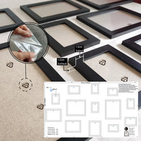 13pcs Wood Picture Frame Set for Wall Home Office Decor Festive Commemorative Gifts - Variety of Sizes for Photos - Buy online at  Vibe In Cart.