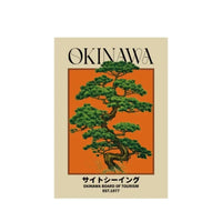 Japanese Retro Okinawa Travel Iconic Trees Canvas Print Poster Vintage Classic Art Print Living Room Home Decor Art Poster Gifts - Buy online at  Vibe In Cart.