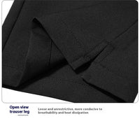 Women's Full Length Elastane Golf Pants with Zipper Fly