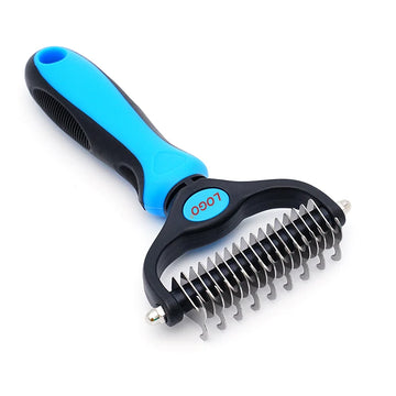 Pet Knot Remover Comb for Dogs & Cats - Dematting Tool with Stainless Steel Blades - Detangling Brush for Matted Hair - Professi - Buy online at  Vibe In Cart.