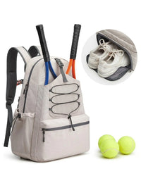 45L Sports Fitness Backpack Badminton Bag Waterproof Multi-Functional Bags Tennis Racket Pickleball Bag with Shoe Compartment - Buy online at  Vibe In Cart.