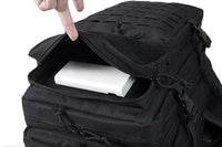 Outdoor Hiking Backpack in Polyester, 25L and 45L with Bottle Holder