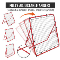 VEVOR 39X39FT Soccer Rebounder Rebound Net Portable Football Training Gifts Adjustable Angles Goal Net Aids & Equipment - Buy online at  Vibe In Cart.