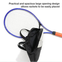 Large Capacity Tennis Rackets Bag Zipper Closure Adjustable Strap Racquet Backpack Professional Waterproof Racquet Sports Bag - Buy online at  Vibe In Cart.