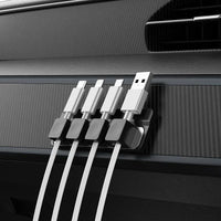 Adjustable Magnetic Plastic Cable Organizer for Under Desk