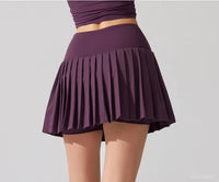 VITALINOVO Pleated Tennis Skirt for Women with Pocket Shorts Women's High Waisted Lightweight Athletic Golf Skorts Skirts Flowy - Buy online at  Vibe In Cart.