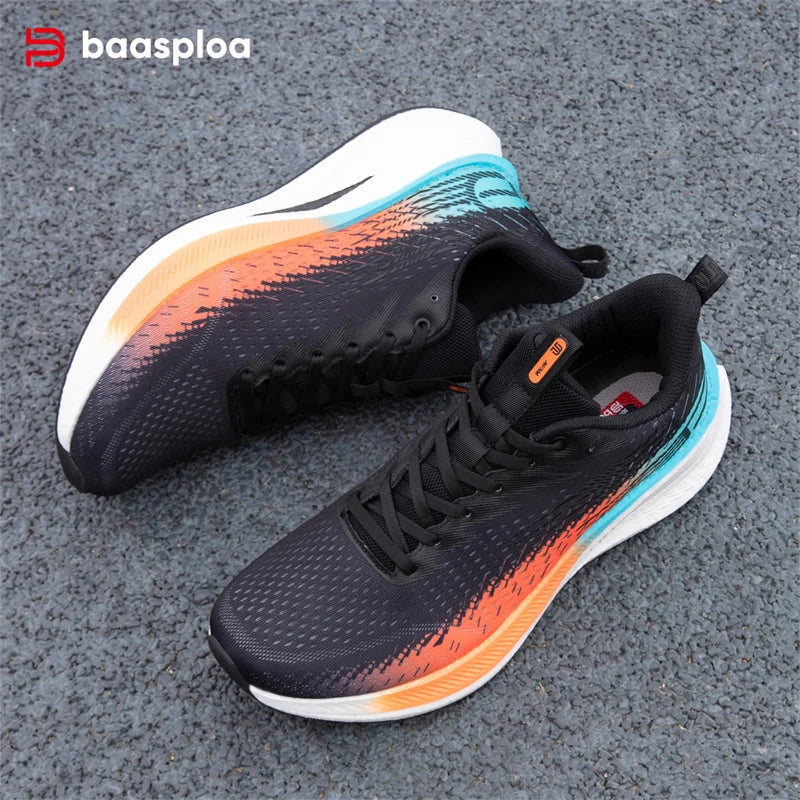 Baasploa Running Shoes Men Carbon Plate Professional Cushioning Anti-slip Sneaker Female Casual Breathable Jogging Sports Shoes - Buy online at  Vibe In Cart.