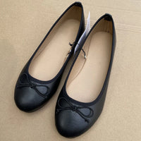 2026 Spring Elegant Bowknot Ballet Flats Classic Shoe Round Toe Comfort Slip-On Ladies Fashion Loafers Leather Mules Shoes - Buy online at  Vibe In Cart.