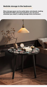 Mandala Coffee Table Removable Mini Desk Wooden Coffee Side Table Living Room Furniture Sofa Bedside Round Table Bedroom Home - Buy online at  Vibe In Cart.