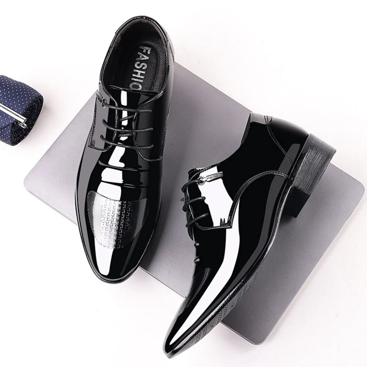Men's Casual Dress Shoes Mesh Pattern Derby Shoe Classic Lace-up Pointed Formal Oxford Tuxedo Shoes For Men - Buy online at  Vibe In Cart.