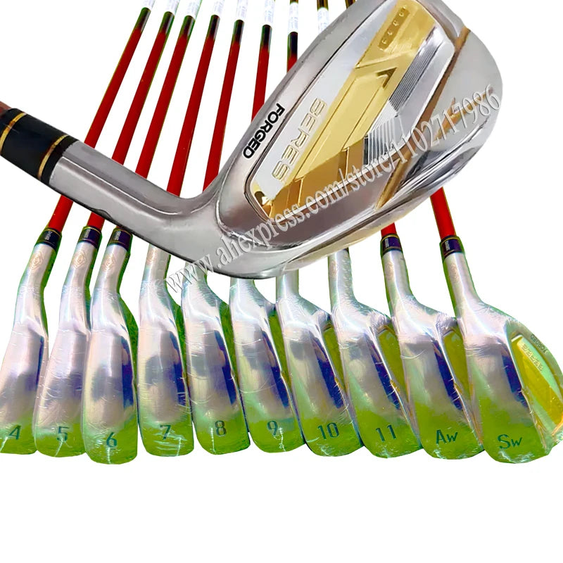 Men's Right Handed Golf Irons Set with Steel or Graphite Shafts