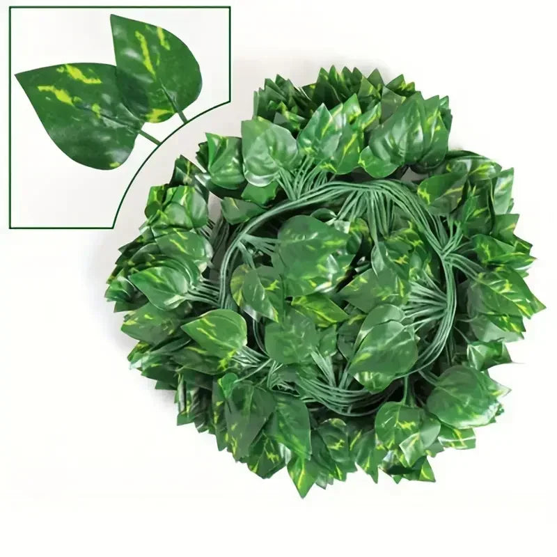 Artificial Green Leaves Ivy Vine Garland Creeper Rattan Fake Leaf Plants Hanging Garlands for Garden Wedding Party Home Decor - Buy online at  Vibe In Cart.
