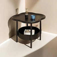 [Stylish Side Table] Stylish Modern Round Side Table with Storage Shelf | Space-Saving, Lightweight for Living Room, Bedroom - Buy online at  Vibe In Cart.