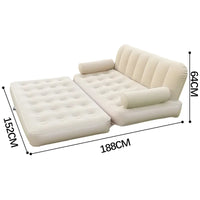 Seat Outdoor Inflatable Sofa Lazy Inflatable Sofa Bed Camping Inflatable Mattress Foldable Air Mattress Electric Inflation Pump - Buy online at  Vibe In Cart.