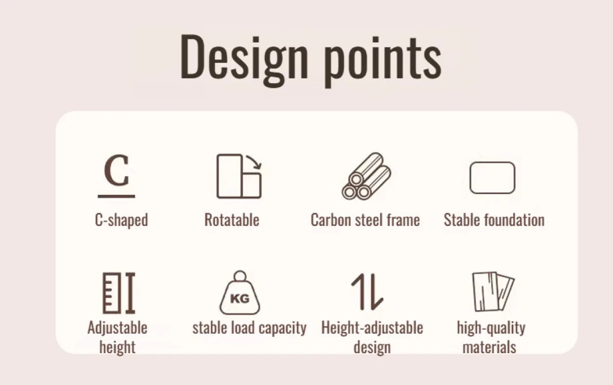 Liftable coffee table living room sofa side table rotating foldable desktop home bedside storage adjustable height shelf - Buy online at  Vibe In Cart.