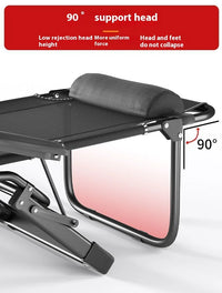 GIANXI Outdoor Recliner With Cotton Padded Lawn Outdoor Lounge Gravity Camp Folding Recliner With Phone Stand Terrace Chairs - Buy online at  Vibe In Cart.