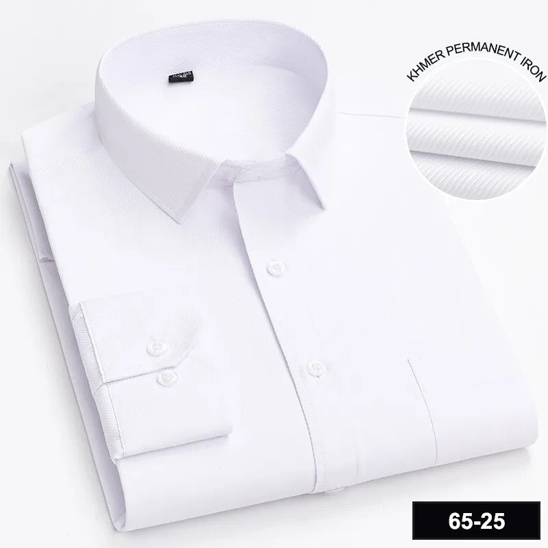 Men's Long Sleeve Plaid Stripe Shirt With Single Pocket For All Seasons