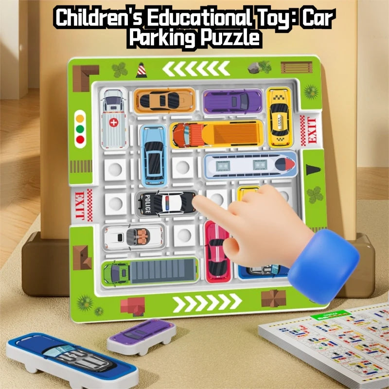 Children's educational puzzle game for logical thinking and concentration, parking lot with moving vehicles and maze toys - Buy online at  Vibe In Cart.