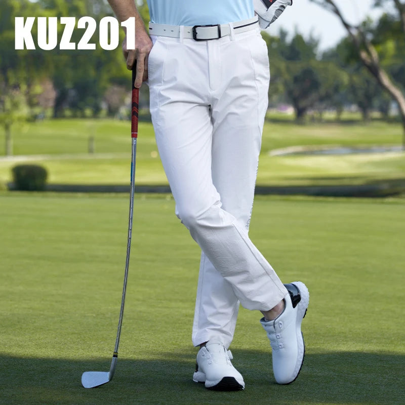 Men's Full Length Polyester Golf Pants for Spring Summer