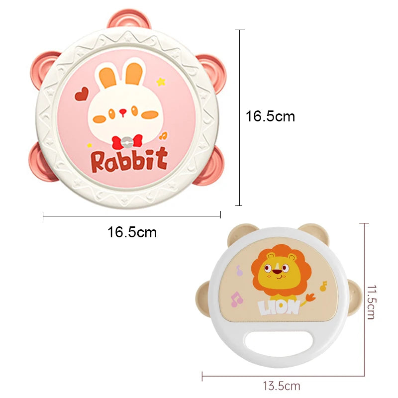Baby Musical Instruments Drum Toys Montessori Learning Toys for Toddlers 1-3 Baby Early Hand Development Interactive Music Toys