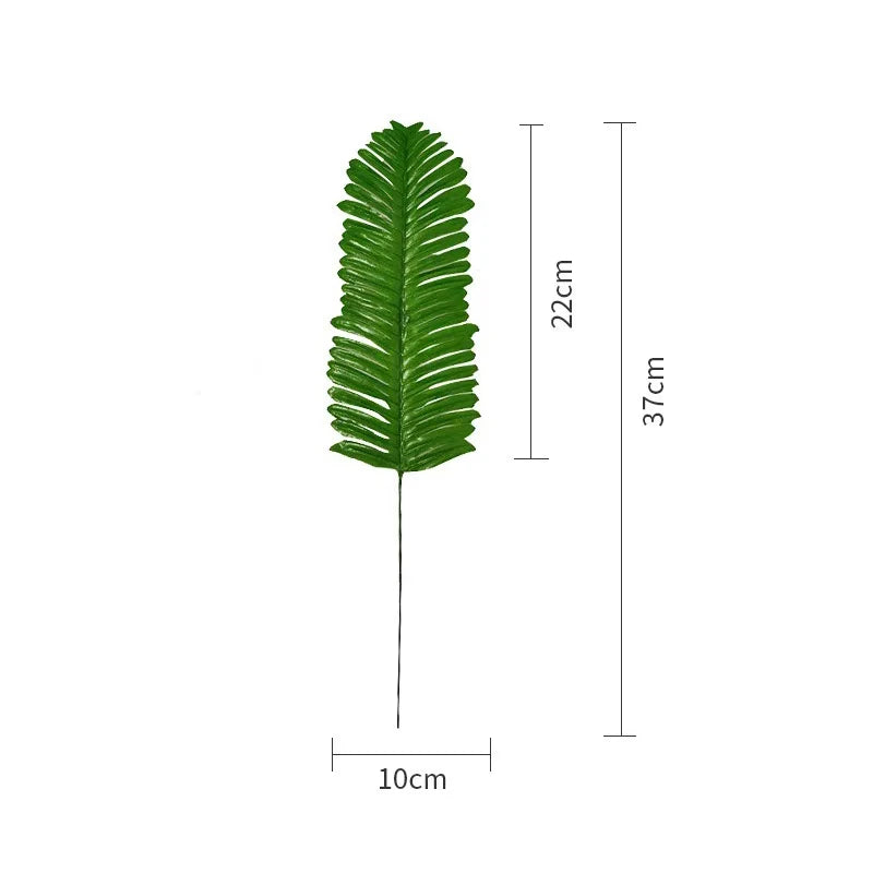 Artificial Tropical Palm Leaves Hawaiian Luau Jungle Safari Animal Theme Party Supplies Birthday Wedding Baby Shower Decoration - Buy online at  Vibe In Cart.