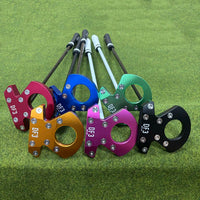 Right-Handed Golf Putter with Steel Shaft, 33-36 Inches, Black White