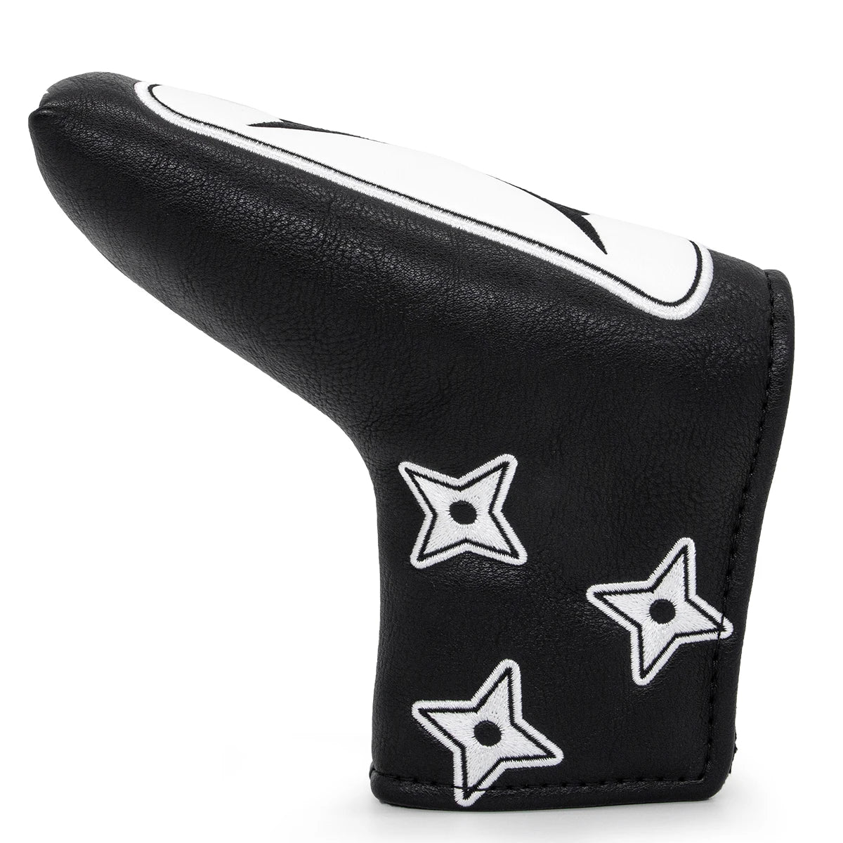 Leather Golf Club Headcover Set for Driver, Fairway, and Hybrid