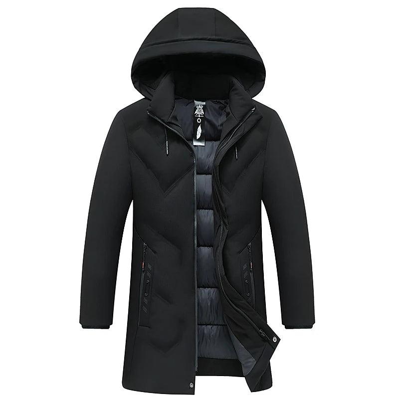 Top Grade Designer New Brand Men Parka Jacket Thick Casual Fashion Windbreaker Hooded Quilted Bubble Coats Long Mens Clothes - Buy online at  Vibe In Cart.