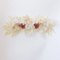 65cm Wedding Arch Flowers White Rose Decorative Floral Swag for Lintel Artificia Centerpieces for Door Window Home Decoration - Buy online at  Vibe In Cart.