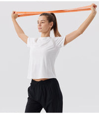 Women's Polyester Short Sleeve Quick Dry Sports T-Shirt