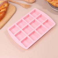 12Cavity Square Silicone Molds For DIY Brownie Bites Fudges Cakes Candy Jelly Bakeware For Kids Baking Decorating Mold - Buy online at  Vibe In Cart.