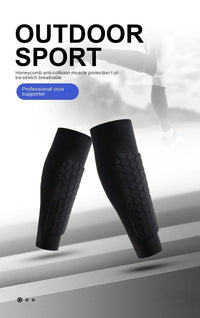 1 PC Honeycomb Soccer Shin Guards Football Shields Sports Legging Shinguards Leg Sleeves Protective Gear Shank Protector - Buy online at  Vibe In Cart.