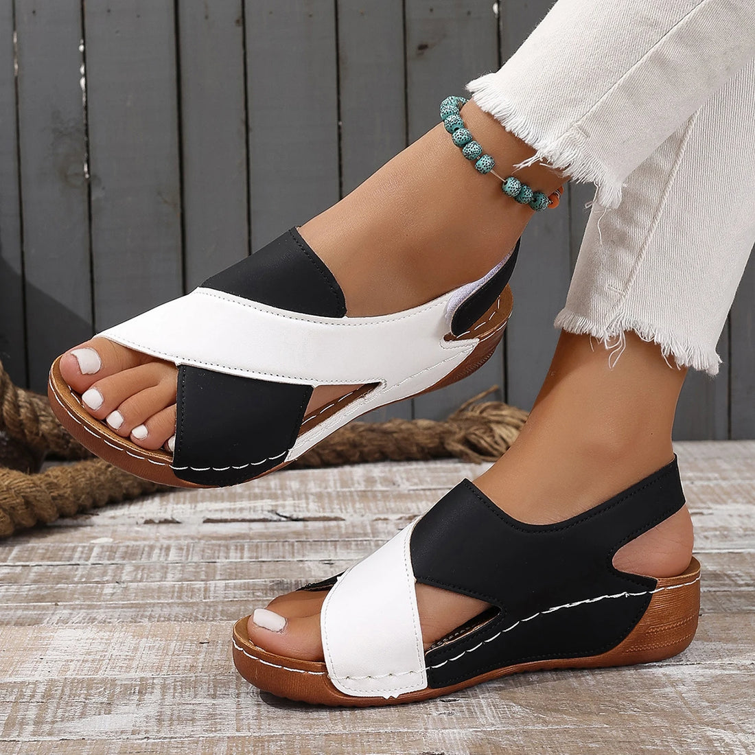 Summer Shoes Women Sandals Plus Size Walking Shoes Casual Women Shoe Wedge Sandals Ladies Party Female Footwear Women Sandal - Buy online at  Vibe In Cart.