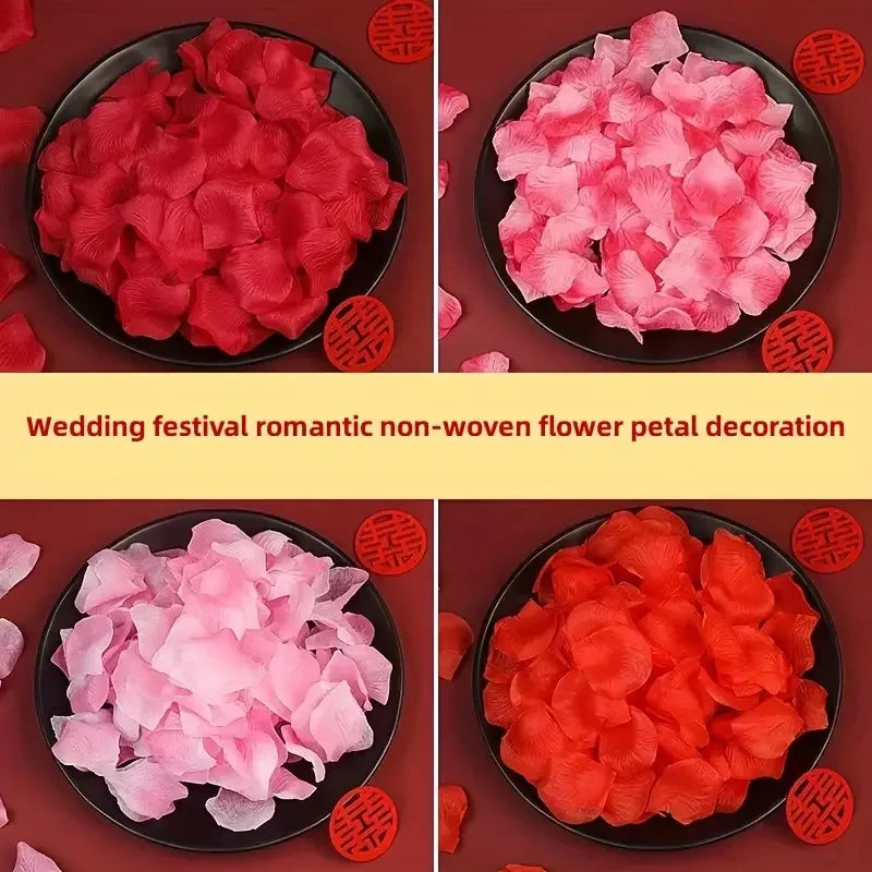 Multicolor Artificial Fake Rose Red Roses Silk Fake Flowers Petals for Valentine's Day Wedding Party Favors Romantic Decoration - Buy online at  Vibe In Cart.