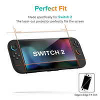 Screen Protector Tempered Glass For Switch Nintendo 2 With Joystick Cap Accessories Protector For Switch Nintendo 2 - Buy online at  Vibe In Cart.