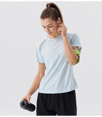 Summer Women's Tennis Sports T-Shirt Gym Running Fitness Training Sportswear Golf Yoga Shirts Quick Dry Breathable Top - Buy online at  Vibe In Cart.