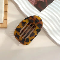 Plastic Hair Claw Clip for Women with Curved Design