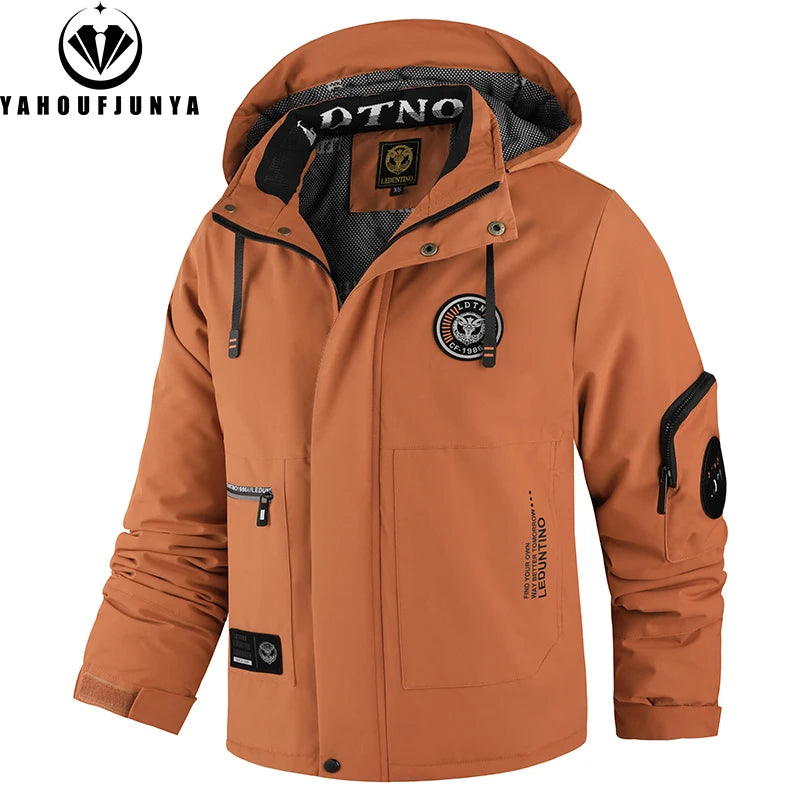 Winter Men Outdoor Windbreak Warm Travel Jacket Men Hooded Casual Fashion Sport Waterproof Climbing Trekking Jacket Male Coat - Buy online at  Vibe In Cart.